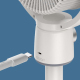 Ventilateur Sur Pied Rechargeable Pour Circulation D’Air Avec Télécommande 5 Vitesses Minuterie Et Oscillation 3D - www.yonis...