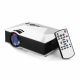 Videoprojecteur LED HD Multimédia 1024x600 Support 1080P USB SD HDMI VGA IR Écran 34-130 Pouces Lumineux 40 ANSI Contrasté 80...