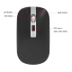 Souris Sans Fil Rechargeable 2.4G 10M Distance Metal Wheel Mute 500mAh Batterie Haute Résolution 1600DPI - www.yonis-shop.com