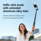 Perche À Selfie Bluetooth Intelligente Avec Suivi AI Contrôle Gestuel Et Rotation À 360 Degrés Pour Créateurs De Contenu - ww...