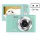 Appareil Photo Enfant 44MP 16X Zoom 2.7K Full HD Écran 2.88 Pouces Détection Sourire Carte SD 128GB Rechargeable Portable - w...