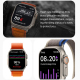 Montre Connectée Multifonction Avec Appels Bluetooth Surveillance Santé Et Contrôle Musique Compatible IOS Android - www.yoni...