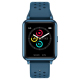Montre Connectée IPS 1.3 Pouces Écran Couleur Surveillance Cardiaque Pression Artérielle Sommeil Oxymètre Étanche Bleu Bébé -...