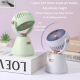 Mini Ventilateur De Bureau Portable USB Rechargeable Type C 100 Niveaux Angle Réglable À 180° Batterie 500 mAh - www.yonis-sh...