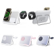 Chargeur Sans Fil 3-en-1 MagSafe Pliable Avec Miroir Maquillage LED Et Veilleuse - www.yonis-shop.com
