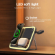 Chargeur Sans Fil 3-en-1 MagSafe Pliable Avec Miroir Maquillage LED Et Veilleuse - www.yonis-shop.com