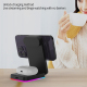 Chargeur Sans Fil Pliable 3-en-1 Avec LED Pour iPhone AirPods Et Apple Watch Compact Et Pratique Pour Voyage - www.yonis-shop...