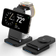 Chargeur Sans Fil 3 en 1 Magnétique Pliable Station de Charge Rapide Pour Téléphone Écouteurs Montre - www.yonis-shop.com