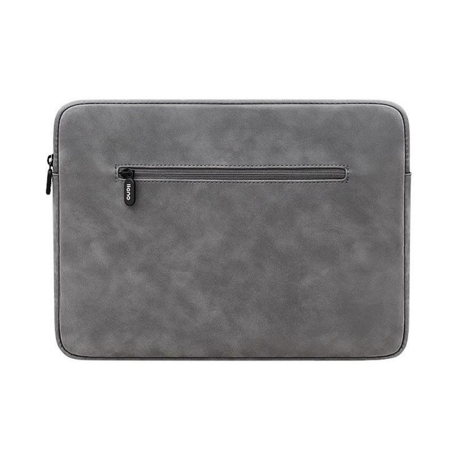 Sacoche Ordinateur Portable 13.3 Pouces Tissu Jacquard Gris Foncé Protection Antichoc et Anti-Rayures Design Léger et Fin Pou...