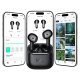 Écouteurs Bluetooth True Wireless À Réduction De Bruit Autonomie 7 Heures Bluetooth 6.0 Fonctionnalité Application - www.yoni...