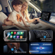 Adaptateur Sans Fil Android Auto Et CarPlay 2 En 1 Pour Véhicules À Connexion Filaire Compatible Avec 98% WiFi 6 Bluetooth 5....
