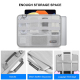 Sacoche Ordinateur Portable Étanche Et Élégante Pour Macbook Et PC 14-16 Pouces Avec Grande Capacité Et Protection Multi-Couc...