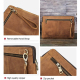 Sacoche Ordinateur Portable En Cuir Véritable Pour Macbook Pro 14 Pouces Avec Sangle Amovible Design Haut De Gamme Résistant ...