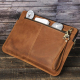 Sacoche Ordinateur Portable En Cuir Véritable Pour Macbook Pro 14 Pouces Avec Sangle Amovible Design Haut De Gamme Résistant ...