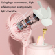 Ventilateur De Bureau USB Avec Brumisation 3 Vitesses Lumière Nocturne Réservoir 330 Ml Angle Réglable - www.yonis-shop.com