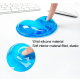 Tapis De Souris Ergonomique En Silicone Transparent Forme Coeur Confort Optimal Pour Poignet - www.yonis-shop.com
