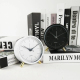 Horloge Métallique Quartz Silencieuse Design Épuré Lumière Douce Nuit Sécurité et Stabilité - www.yonis-shop.com