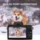 Appareil Photo Numérique 4K Ultra HD Écran Tactile WiFi Pour Étudiants Avec Zoom Numérique 16X Et Capteur CMOS 13 Mégapixels ...