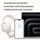 Casque Bluetooth Sans Fil Rouge Avec Conception Ergonomique Et Son Personnalisable Pour Confort Optimal Et Qualité Audio Exce...