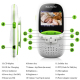 Babyphone Vidéo Sans Fil Écran LCD 2,4 Pouces Microphone Haut-Parleur Intégré Vision Nocturne Blanc - www.yonis-shop.com