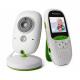 Babyphone Vidéo Sans Fil Écran LCD 2,4 Pouces Microphone Haut-Parleur Intégré Vision Nocturne Blanc - www.yonis-shop.com