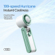 Ventilateur Portable À Main De Bureau Et Tour De Cou Avec Affichage Numérique 3600 mAh Et 199 Vitesses Réglables - www.yonis-...