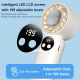 Mini Ventilateur De Poche Avec Refroidissement Affichage Numérique 199 Vitesses Batterie 1800 mAh USB-C - www.yonis-shop.com