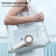 Ventilateur Portable À Main 5 Vitesses Avec Affichage LED Batterie 3000mAh Recharge USB-C Et Support De Bureau - www.yonis-sh...