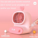 Ventilateur Brumisateur De Bureau Rechargeable Silencieux À 3 Vitesses Batterie 1200 mAh Format Compact - www.yonis-shop.com