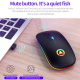 Souris Sans Fil Rechargeable 2.4GHz 1600DPI RGB Lumière Silencieuse Haute Vitesse - www.yonis-shop.com