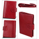 Portefeuille Homme Porte-Carte Protection Magnétique RFID Véritable Cuir Anti-Magnet Paquet Passeport Rouge - www.yonis-shop.com
