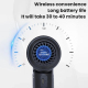 Souffleur D’Air Rechargeable USB Type C Pour Nettoyer Clavier Et Boîtier PC Moteur 51000 Tours Par Minute Éclairage Intégré -...
