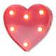 Lampe Décorative Forme de Cœur LED 50000 Heures Pour Fête Mariage Pièce Intérieure Magasin Cadeau Rose - www.yonis-shop.com