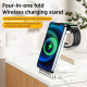 Chargeur Sans Fil 4 en 1 Pour Smartphone Montre et Écouteurs Avec Design Pliable et Charge Rapide 15W - www.yonis-shop.com