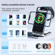 Chargeur Sans Fil 4 en 1 Pour Smartphone Montre et Écouteurs Avec Design Pliable et Charge Rapide 15W - www.yonis-shop.com