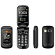 Téléphone Portable Flip 2.4 Pouces Grandes Touches Double SIM SOS FM 32MB - www.yonis-shop.com
