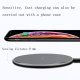 Chargeur Sans Fil Universel 10W Aluminium Alliage Avec Câble 1m Noir Chargement Rapide iPhone Android Détection Intelligente ...