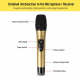 Kit De Deux Microphones Sans Fil VHF À Main Réduction Du Bruit Portée 50 Mètres Récepteur À Batterie Rechargeable - www.yonis...