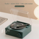 Enceinte Bluetooth Rétro Vinyle Design Atomic Avec Réveil Son Stéréo Haute Fidélité et Batterie Durable - www.yonis-shop.com
