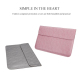 Sacoche Ordinateur Portable Cuir PU Gris 13.3 Pouces Protection Imperméable et Antichoc Ultra Fine Aimant Invisible - www.yon...