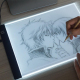 Tablette Lumineuse Ultra Fine A4 USB LED Pour Artistes Avec Contrôle De Luminosité Pour Dessin Animation Et Visionnage Radiog...