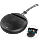 Enceinte Bluetooth Portable Stéréo Son HiFi Autonomie 12h Support Appel Mains-Libres et Carte TF Design Élégant Foncé