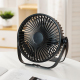 Mini Ventilateur Rechargeable 3 En 1 Mural Bureau Et Extérieur Silencieux Moteur Sans Balais 3 Vitesses USB-C Pivotant À 360°...