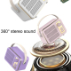 Mini Enceinte Bluetooth Portable Son Stéréo HIFI Commande Tactile Design Élégant Autonomie 4h - www.yonis-shop.com