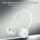 Ventilateur De Cou Portable Pour Rafraîchir 3 Vitesses Flux D’Air Circulaire Batterie 1000 mAh Moteur 55 dB Recharge Type C -...