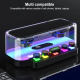 Enceinte Bluetooth Sans Fil Subwoofer Effets Lumineux Couleurs Support USB Compatible Multi-Scénarios Autonomie 1200mAh - www...