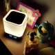 Enceinte Bluetooth Portable Avec Veilleuse LED Horloge Réveil Son Stéréo 3D Batterie 4000 mAh AUX TF Card FM Radio - www.yoni...