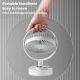 Ventilateur De Table Portable Silencieux USB Type-C Avec Batterie 4000 mAh Oscillation 135° Et Vitesse Réglable - www.yonis-s...