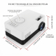 Videoprojecteur Portable Mini HD 1080P LED Idéal Pour Maison et Camping Supporte Carte TF AV U Disk Avec Haut-Parleur Intégré...
