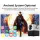 Vidéoprojecteur Android Portable HD 100 Lumens LED Autonomie Exceptionnelle Projection Polyvalente 30-100 Pouces - www.yonis-...